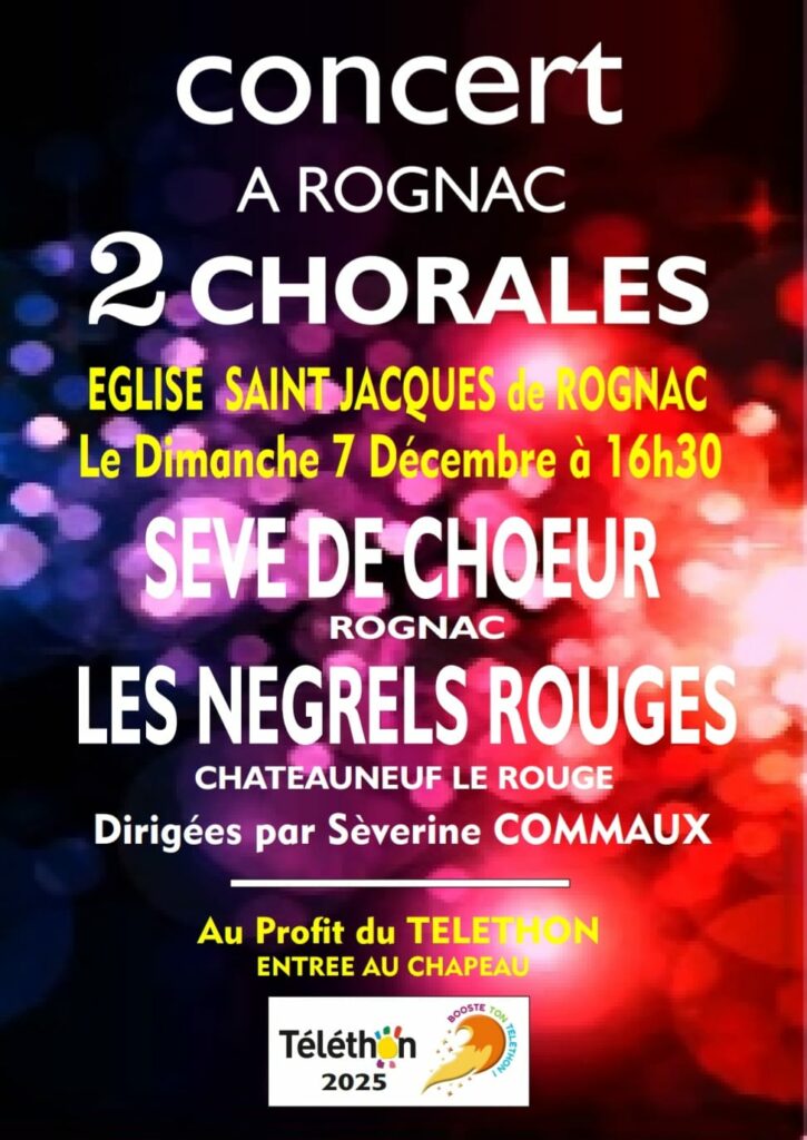 Affiche concert Rognac 07.12.25